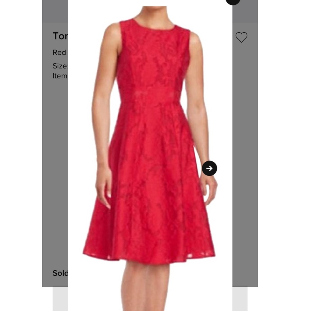 Beautiful Tommy Hilfiger red dress